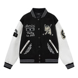 Amiri Jacket AMI Letter Pattern Baseball Jacket Jacket Men's and Women's