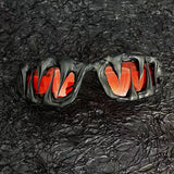 Trendy punk glasses alien halloween