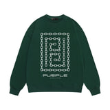 Purple Brand Sweatshirt Loose Crew Neck Sweater
