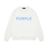 Purple Brand Sweatshirt Loose Crew Neck Sweater