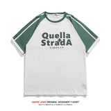 Men's T-Shirts Summer Short-Sleeved T-shirt Men's and Women's Loose Casual Cotton