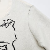 ERD Sweatshirt Crew Neck Pullover Sweater Leisure