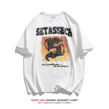 Men's T-Shirts Short-Sleeved T-shirt Men's Summer Loose Leisure All-Matching