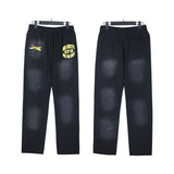 HS JacketsHS Hoodie & Pants Wash Old Vintage Men's and Women's Loose Casual Sweater Sweatpants
