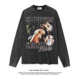 Nba Long Sleeve Shirt Cotton round Neck