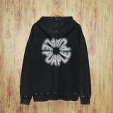 Purple Brand Distressed Hoodie Fashion Old Loose Hooded Sweater
