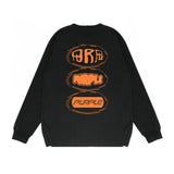 Purple Brand Long Sleeve T-Shirt Fashion Loose Long Sleeve Top