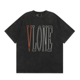 Vlone T Shirt Spring Summer Crew Neck Pullover Short Sleeve