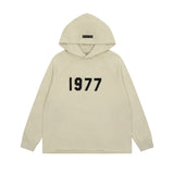Fear of God Essentials 1977 Knit Hoodie Knitted Long Sleeve Sweater Men's Hooded