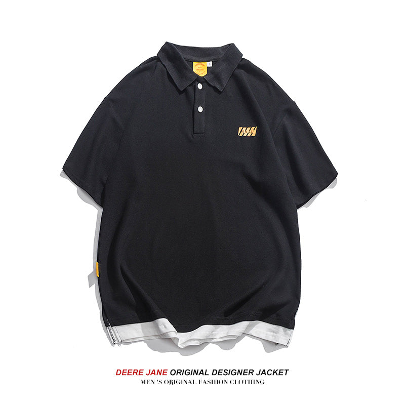 Men T-Shirts Summer Short Sleeve Men's Loose All-Matching