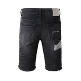 Purple Brand Denim Shorts High Street Black