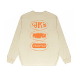 Purple Brand Long Sleeve T-Shirt Fashion Loose Long Sleeve Top