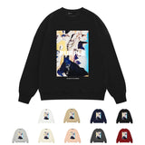Purple Brand Sweatshirt Loose Crew Neck Sweater