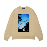 Purple Brand Sweatshirt Loose Crew Neck Sweater