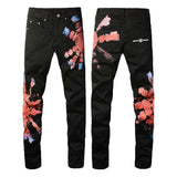 Amiri Jeans Graffiti Stretch Slim Fit #1309