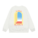 Casablanca Sweatshirts Crew neck sweater autumn and winter print men and women
