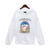 Casablanca Hoodie Summer Loose Cotton Sweater