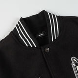Amiri Jacket AMI Pattern Baseball Jacket Jacket Men's and Women's