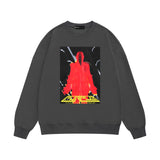 Purple Brand Sweatshirt Loose Crew Neck Sweater