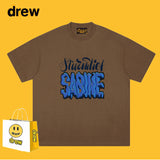 Drew T Shirts Smiley Letter Printed T-shirt
