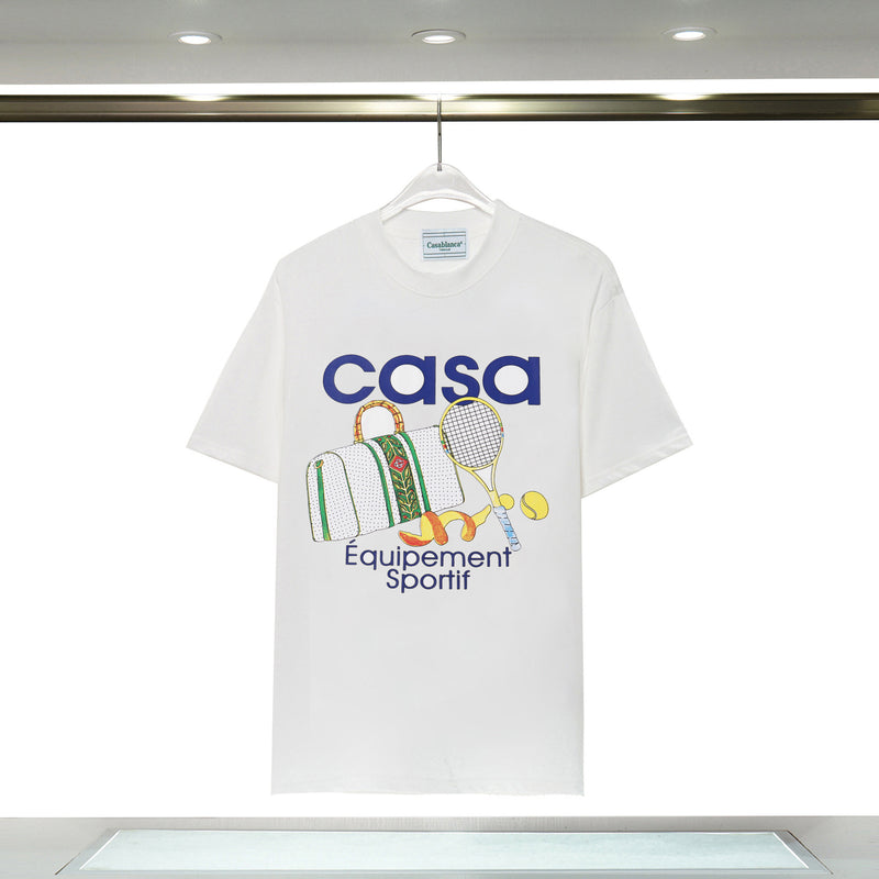 Casablanca T Shirts Loose Short Sleeve T-Shirt