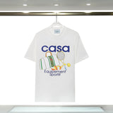 Casablanca T Shirts Loose Short Sleeve T-Shirt