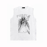 Purple Brand Tank T Shirts Sleeveless T-shirt Vest