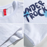Men's T-Shirts Summer Cotton White Short Sleeve T-shirt Men's Loose
