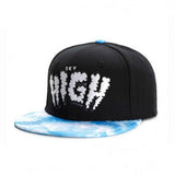 Trendy flat brimmed hat adjustable spring autum