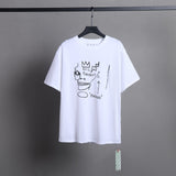 Ow T Shirts Witch Crown Graffiti Men and Women