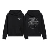 Amiri Hoodie AMI Creative Letter Logo Printed Hooded Sweater