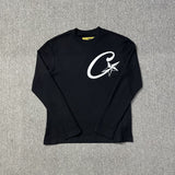 Corteiz Long Sleeved T Shirt Printed Long Sleeve Retro Casual Loose
