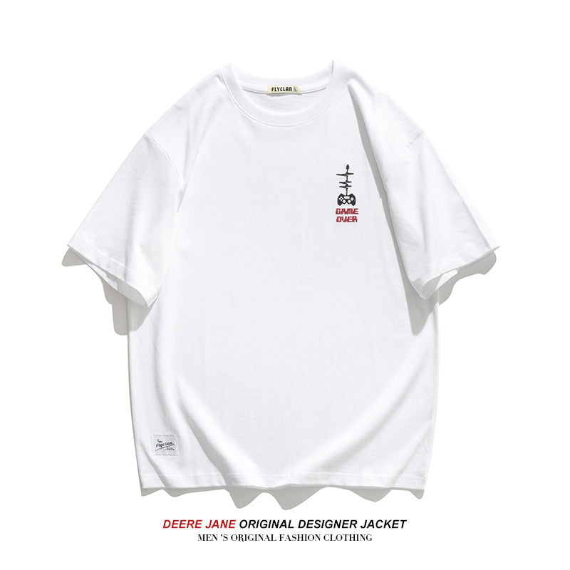 Men's T-Shirts Summer Short-Sleeved T-shirt Men's Loose All-Matching