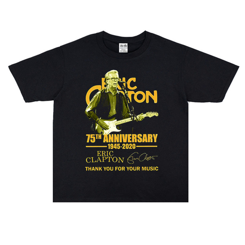 Rock Star T Shirt Eric Patrick Clapton Bruce Rock T-shirt