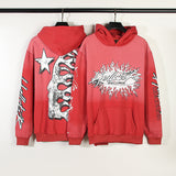 Hellstar Hoodie Retro Flame Personalized Printing