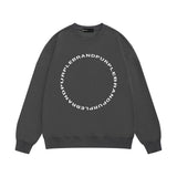Purple Brand Sweatshirt Loose Crew Neck Sweater