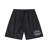 Amiri shorts drawstring slacks alphabet shorts