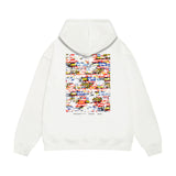 Purple Brand Hoodie Fashion Loose Hooded Sweater