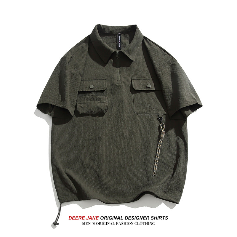 Men's T-Shirts Short-Sleeved T-shirt Men's Summer Design Loose