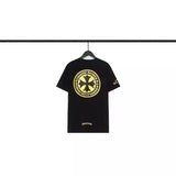 CHH Chrome Heart T Shirts Sanskrit Large Logo Cross Print Short Sleeve T-Shirt