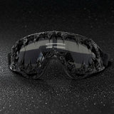 Trendy punk glasses gothic dark style