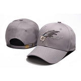 Trendy flat brimmed hat eagle series
