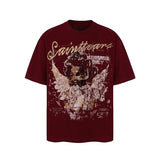 Men Vintage T-Shirts Saint Michael Tee Saint Tears