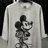 Men Vintage T-Shirts SAINT MICHAEL Mickey Mouse T-Shirts