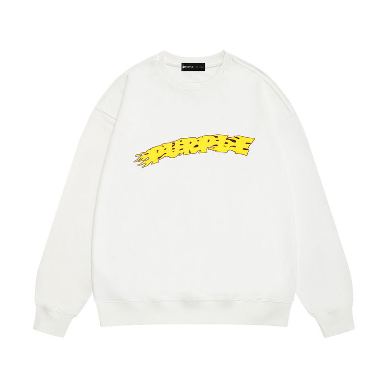 Purple Brand Sweatshirt Loose Crew Neck Sweater