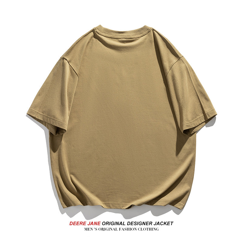Men T-Shirts Summer Cotton Short Sleeve T-shirt Male Half Sleeve