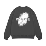 Purple Brand Sweatshirt Loose Crew Neck Sweater