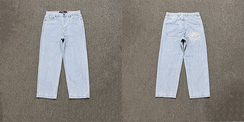 Always Do What You Should Do Pant Sun Roll Straight Loose