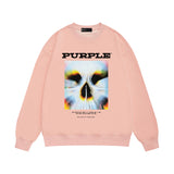 Purple Brand Sweatshirt Loose Crew Neck Sweater