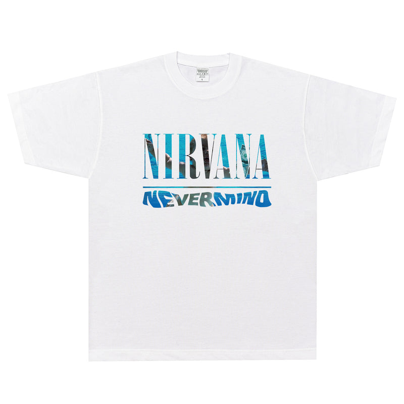 Rock Star T Shirt T-shirt Nirvana Band Rock American Retro Loose Short Sleeve